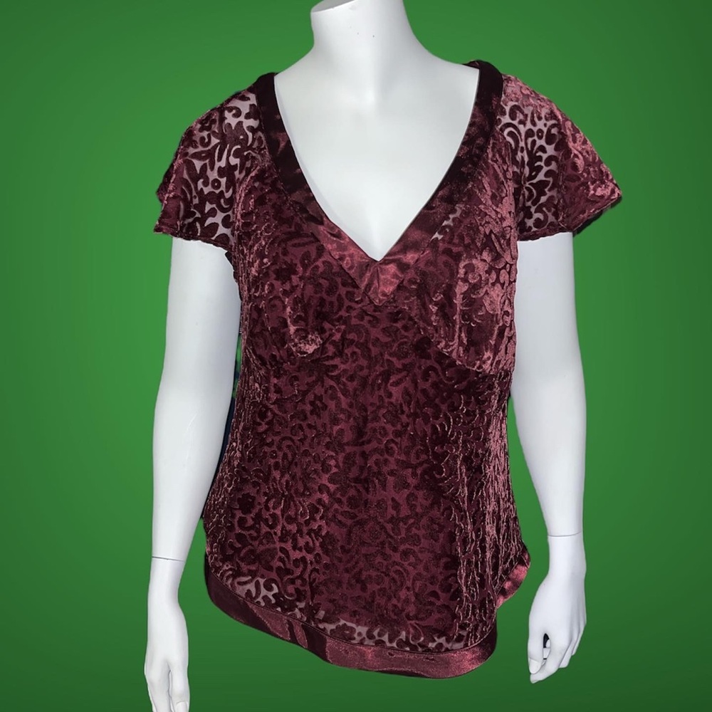 *2 Piece Set* Daisy Fuentes Sheer top